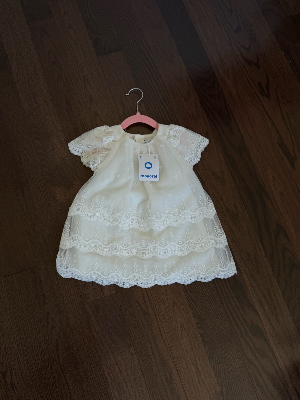 brand new Mayoral Lace Tiered Dress